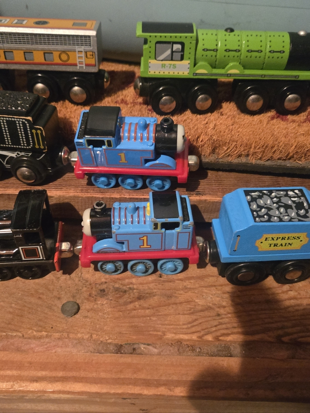 Thomas The Train Cars And Wooden With Tracks, Bridges And More Train Cars
